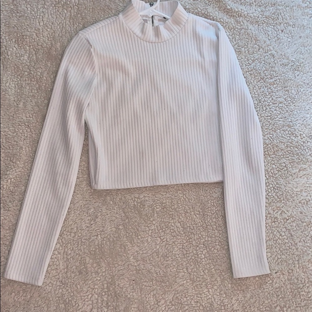 Turtle Neck Crop Top